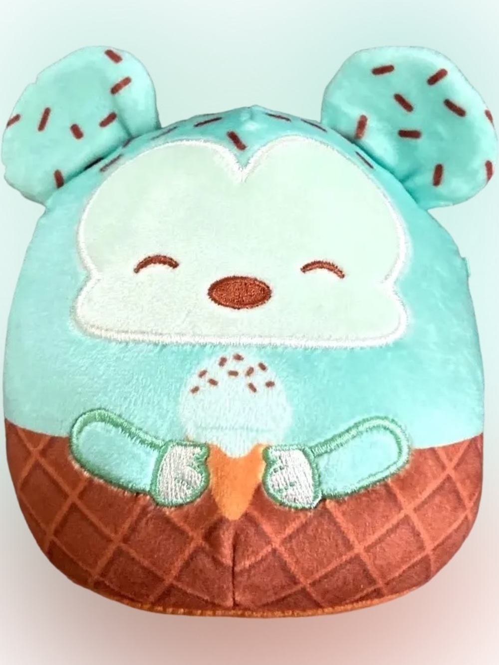 Squishmallow Disney Mickey Holding Ice Cream